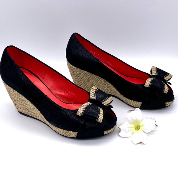 NIB Pas de Rouge Cona Wedge Heels, 37 - Picture 3 of 15